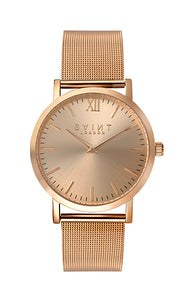 Chelsea Rose Gold, Rose Gold Sunray Dial